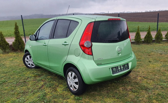 Opel Agila cena 17900 przebieg: 169000, rok produkcji 2009 z Mrągowo małe 781